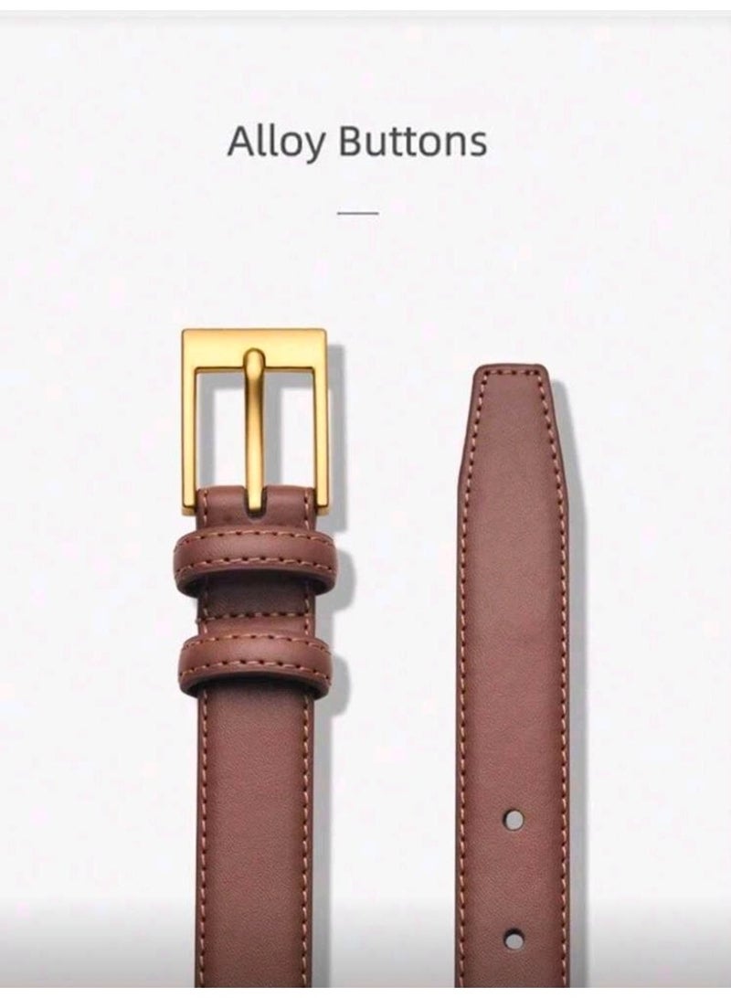 SHEIN-2pcs Versatile Decorative Women's Belt, Elegant & Fashionable For Women To Wear With Jeans, Casual Pants, Suits And Dresses - Image 2